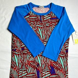 LuLaRoe baseball style shirt